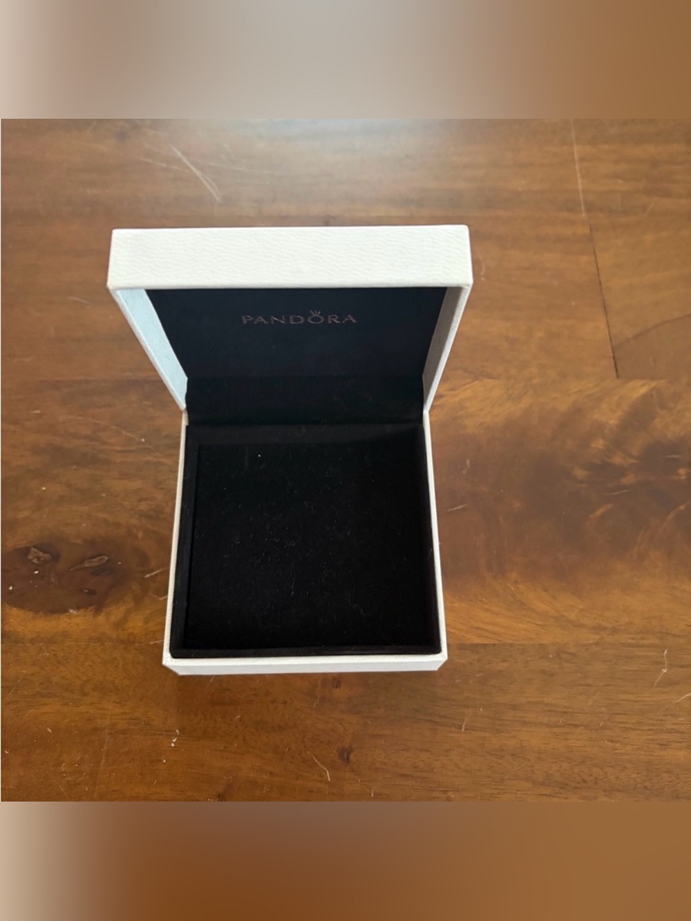 Pandora White and Black Jewelry Box